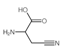 Alanine, 3-cyano- Structure