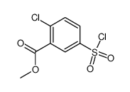 methyl 2-chloro-5-(chlorosulfonyl)benzoate结构式
