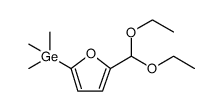 Germane, [5-(diethoxymethyl)-2-furanyl]trimethyl Structure
