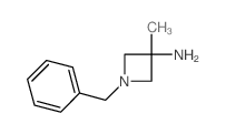 3-氨基-3-甲基-n-苄基氮杂丁烷结构式