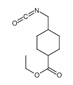 Ethyl 4-(isocyanatomethyl)cyclohexanecarboxylate structure