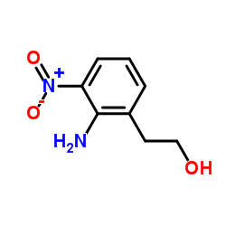 2-(2-氨基-3-硝基苯基)-乙醇结构式