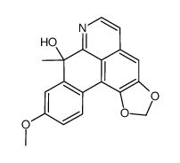 8H-Benzo(g)-1,3-benzodioxolo(6,5,4-de)quinolin-8-ol,10-methoxy-8-methyl-,(R) Structure