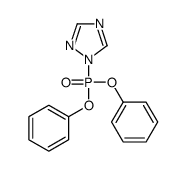 1-diphenoxyphosphoryl-1,2,4-triazole Structure