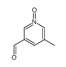 5-methyl-1-oxy-pyridine-3-carbaldehyde Structure