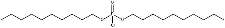 Phosphorochloridic acid, didecyl ester Structure