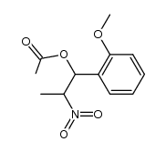 1-acetoxy-1-(2-methoxy-phenyl)-2-nitro-propane Structure