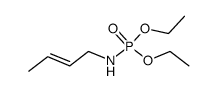 diethyl (E)-but-2-en-1-ylphosphoramidate结构式