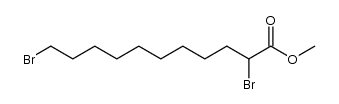 2,11-Dibrom-undecansaeure-methylester Structure