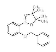 2-苄氧基苯硼酸频那醇酯结构式