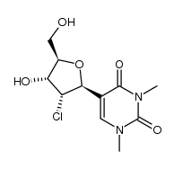 2'-chloro-2'-deoxy-1,3-dimethyl-ψ-uridine Structure