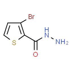 3-Bromothiophene-2-carbohydrazide结构式