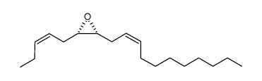 (2S,3R)-2-((Z)-Pent-2-enyl)-3-((Z)-undec-2-enyl)-oxirane Structure