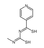 N-(methylcarbamothioyl)pyridine-4-carbothioamide结构式
