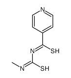 N-(methylcarbamothioyl)pyridine-4-carbothioamide Structure