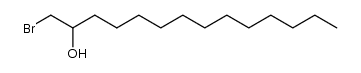 1-bromo-2-tetradecanol结构式