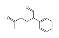 2-phenyl-5-oxo-hexanal Structure