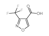 3-(trifluoromethyl)isoxazole-4-carboxylic acid结构式