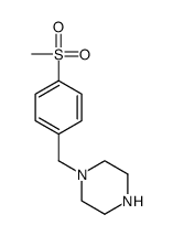 1-(4-(methylsulfonyl)benzyl)piperazine结构式