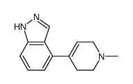 4-(1-methyl-1,2,3,6-tetrahydro-pyridin-4-yl)-1H-indazole Structure