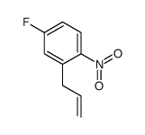 4-fluoro-1-nitro-2-prop-2-enylbenzene Structure
