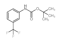 (3-三氟甲基苯基)-氨基甲酸叔丁酯结构式