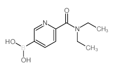 (6-(DIETHYLCARBAMOYL)PYRIDIN-3-YL)BORONIC ACID结构式