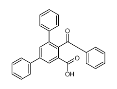 2-benzoyl-3,5-diphenylbenzoic acid结构式