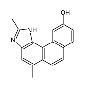 2,5-dimethyl-3H-naphtho[1,2-e]benzimidazol-10-ol结构式