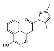 4-[2-(3,5-dimethylpyrazol-1-yl)-2-oxoethyl]-2H-phthalazin-1-one Structure