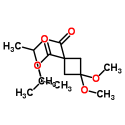 Diisopropyl 3,3-dimethoxycyclobutane-1,1-dicarboxylate picture