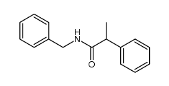 (+/-)-N-benzyl-2-phenylpropanamide结构式