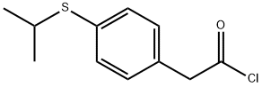 [4-(Isopropylthio)phenyl]acetyl chloride结构式