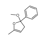 2,3-dihydro-2-methoxy-5-methyl-2-phenylfuran Structure