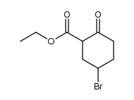 ethyl 5-bromo-2-oxocyclohexanecarboxylate Structure