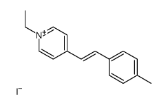 1-ethyl-4-[2-(4-methylphenyl)ethenyl]pyridin-1-ium,iodide Structure