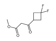 methyl 3-(3,3-difluorocyclobutyl)-3-oxopropanoate Structure