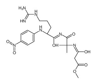 methylmalonyl-methylalanyl-arginyl-p-nitroaniline结构式