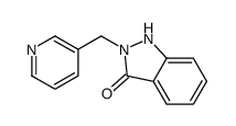 2-(3-pyridylmethyl)indazolinone结构式