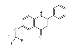 2-Phenyl-6-trifluoromethoxyquinolin-4-ol结构式