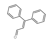 3,3-diphenylacrylaldehyde Structure