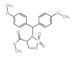 (R)-3-Boc-4-Methyl-2,2-dioxo-1,2,3-oxathiazolidine structure