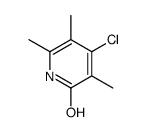 4-chloro-3,5,6-trimethyl-1H-pyridin-2-one结构式