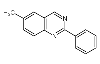 6-Methyl-2-phenylquinazoline Structure