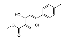 methyl (Z)-5-chloro-3-hydroxy-2-methylidene-5-(4-methylphenyl)pent-4-enoate结构式