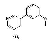 5-(3-methoxyphenyl)pyridin-3-amine Structure