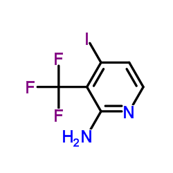 4-Iodo-3-(trifluoromethyl)pyridin-2-amine Structure