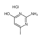 2-amino-6-methyl-4-hydroxypyrimidine hydrochloride结构式