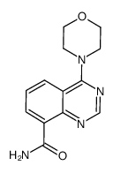 4-morpholin-4-ylquinazoline-8-carboxamide Structure