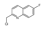 2-(chloromethyl)-6-fluoroquinoline Structure